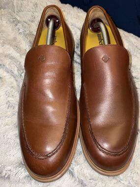 Amberjack The Slip-On Men's Honey Leather   Casual Shoes Sz 13 M